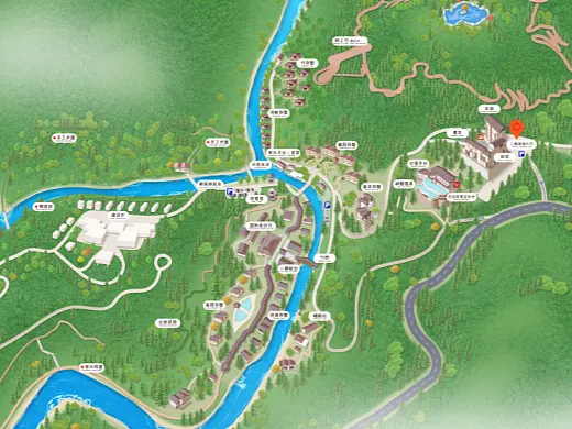 延津结合景区手绘地图智慧导览和720全景技术，可以让景区更加“动”起来，为游客提供更加身临其境的导览体验。